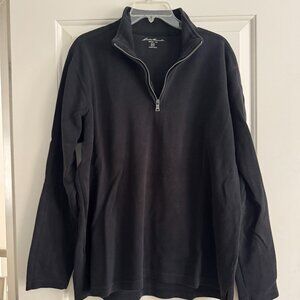 Eddie Bauer Quarter-Zip Black 2XL